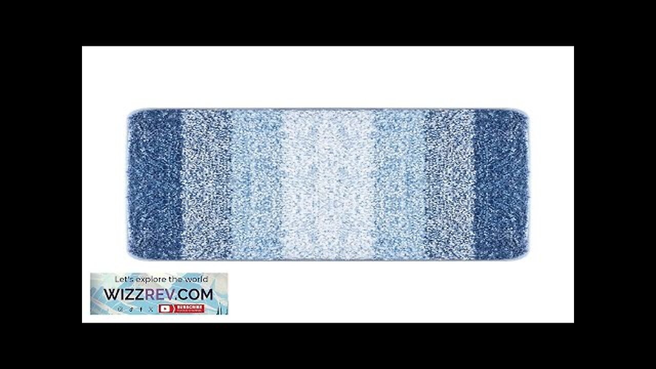 Bathroom Rug 30"x20" Absorbent Soft Bath Mat Machine Washable Quick Dry Non-Slip Review