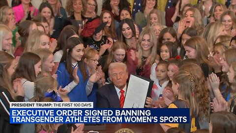 Trump signs Executive Order BANNING Transgender Athletes from Women's Sports 🚫⚧