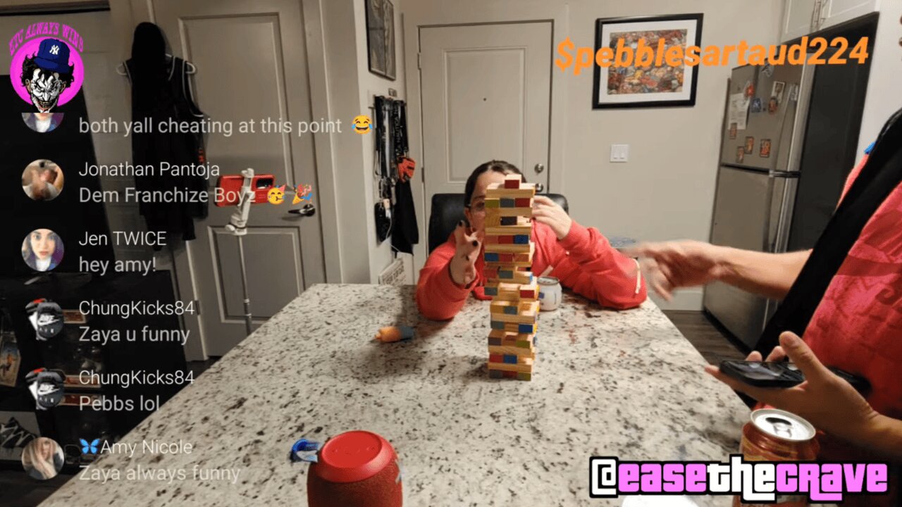 1/11/25 ETC YT Livestream: "HS3 JENGA GAME W/PEBBIES $3TTS $4MEDIA"