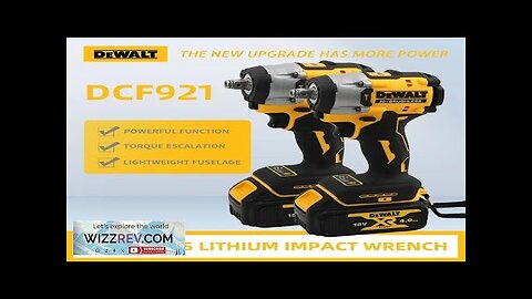 DEWALT DCF921 ATOMIC 20V MAX Cordless Wrench 1/2 in Cordless Impact Wrench Review