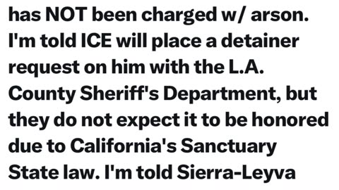 California is still a sanctuary State.