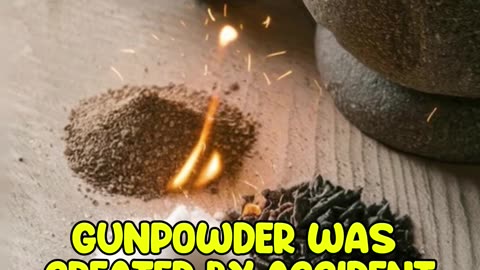 Do You Know How Gunpowder was Created? #discovery #gunpowder #invention #history #facts #funnyvideo