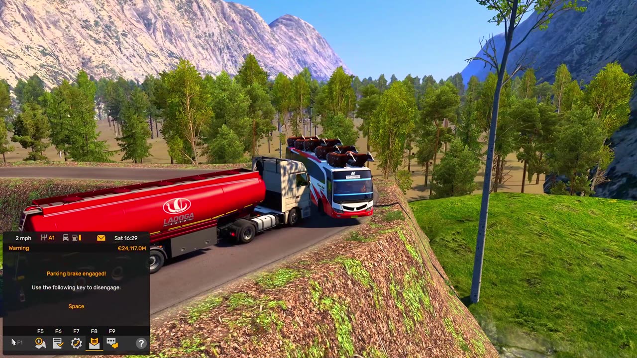 driving overload bus on extreme hills road #3m #003 @iMSpeedYT