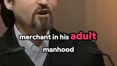 #Why prophet was a merchant - Sheikh Hamza Yusuf