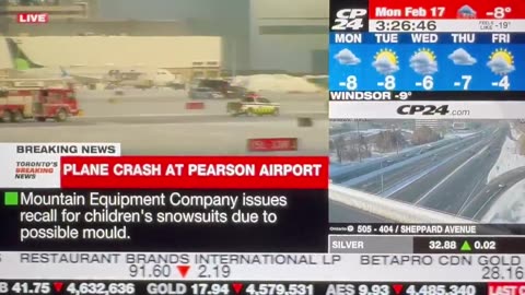 #Breaking Canada plane crash: According to Peel Regional Police, whose jurisdiction