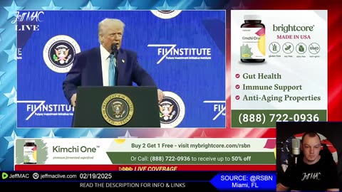 LIVE: Trump Addresses FII Summit, DOGE Checks, and More News!! | CWH 618