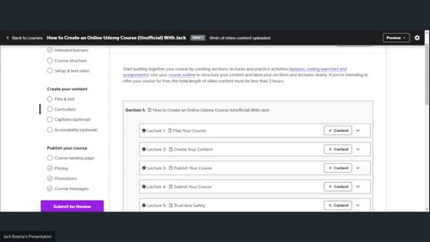 How to Create an Online Udemy Course (Unofficial) With Jack 5