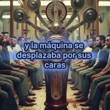 El peculiar invento que buscó afeitar a más de 10 hombres simultáneamente.