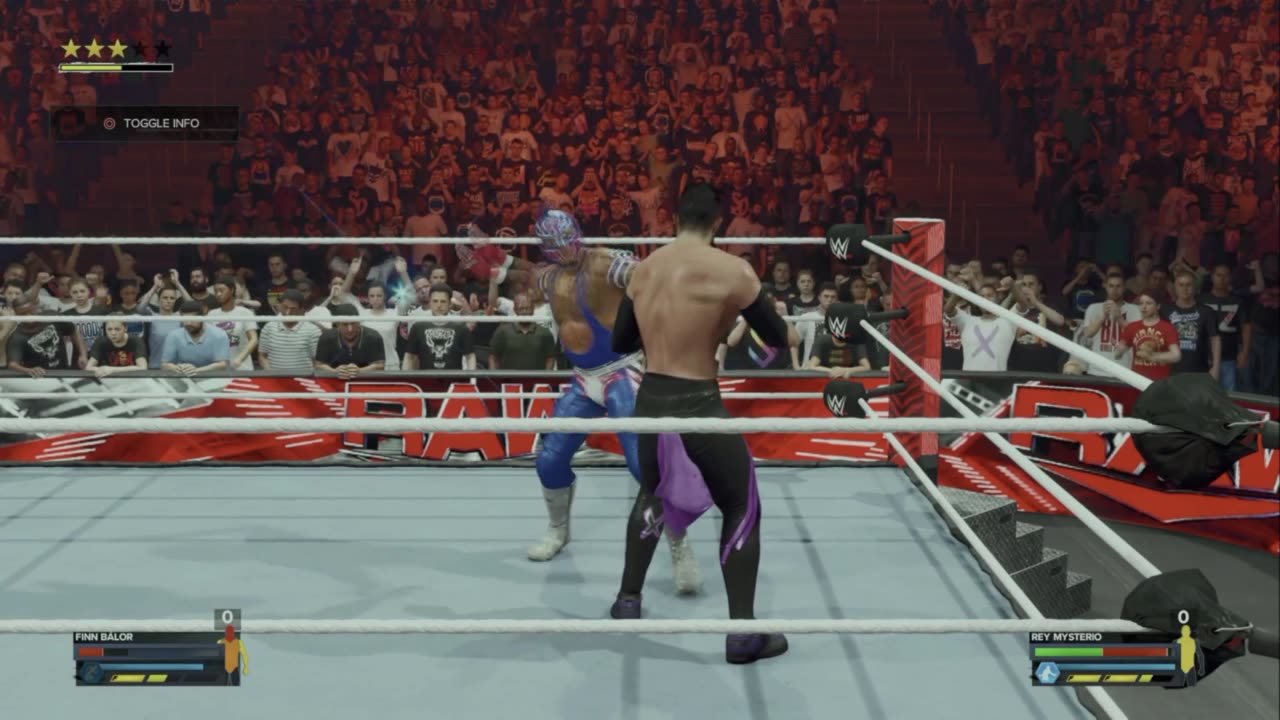 wwe 2k24 universe mode Raw Finn Balor VS Rey Mysterio S 1 E 4