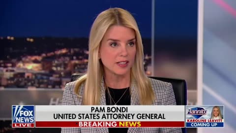 AG Bondi: There are a lot of people in the FBI & DOJ who despise Trump,