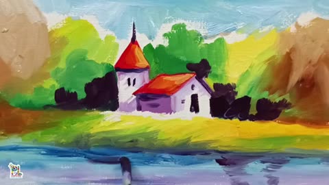 How to Paint Colorful Scenery Art