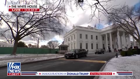 Biden, Trump leave pre-inauguration tea at White House