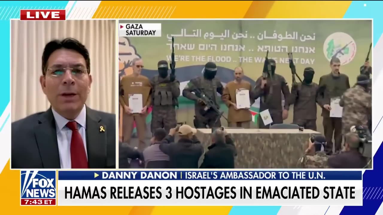 'THEY WILL PAY THE PRICE': Danny Danon warns Hamas over state of released hostages