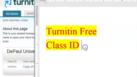 Turnitin Instructor Access with Free Class ID and Enrollment Key 2025