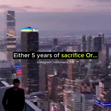 5 Years of Sacrifice = A Lifetime of Freedom💡🔥