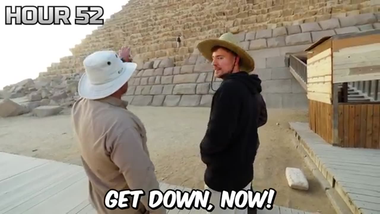 I Spent 100 Hours Inside The Pyramids! #MrBeast