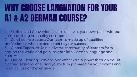 German Regular A1 & A2 Course – Learn German Quickly and Effectively