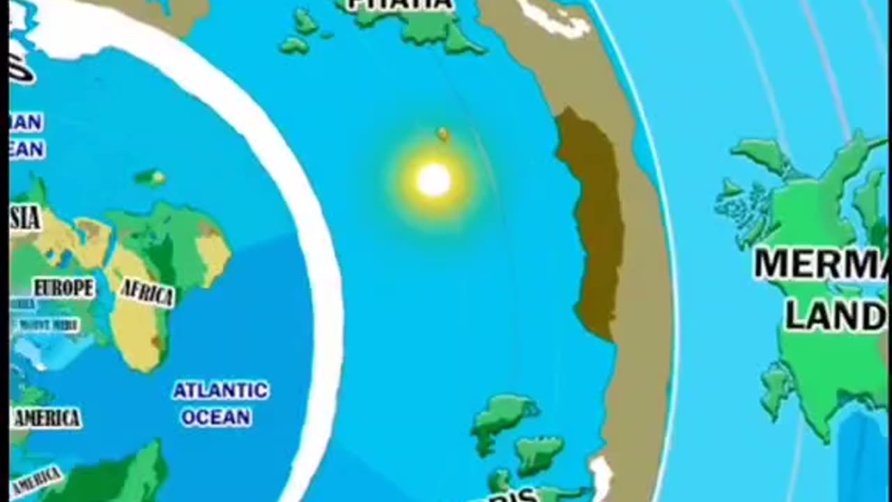 Maps flat erhart -Mapa płaskiej ziemi