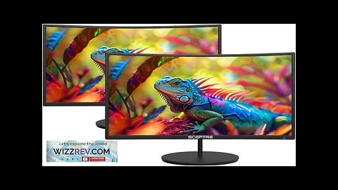 2X Pack Curved 24 Inch Monitor FHD 100Hz Computer Monitor HDMI Review