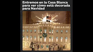 Así es la Casa Blanca en Navidad