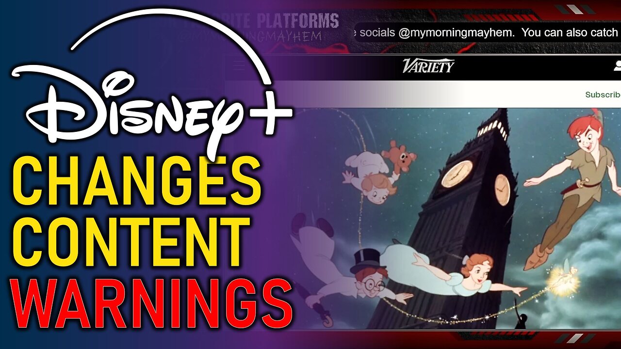 Is Disney+ softening their verbiage in their content warnings, or just rewording them?