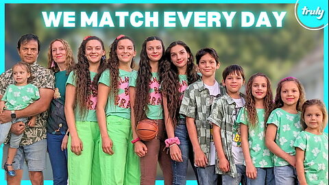 We’re A Family Of 12 & Match Every Day | MY EXTRAORDINARY FAMILY