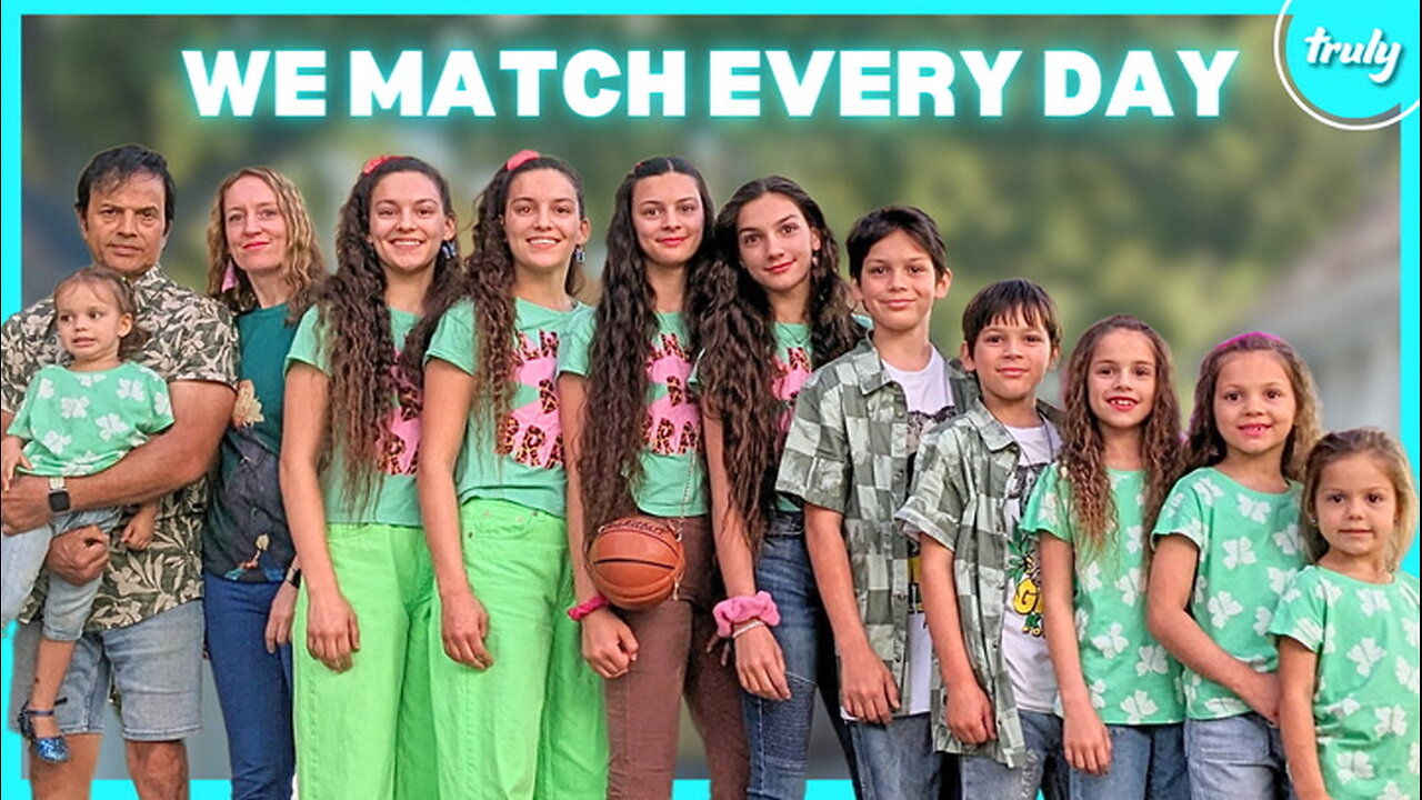 We’re A Family Of 12 & Match Every Day | MY EXTRAORDINARY FAMILY