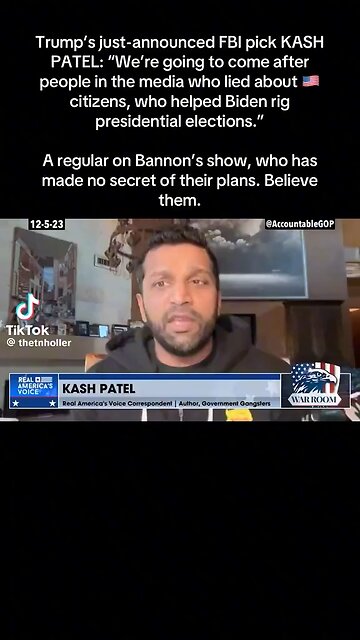 Just a refresher of the New FBI Director