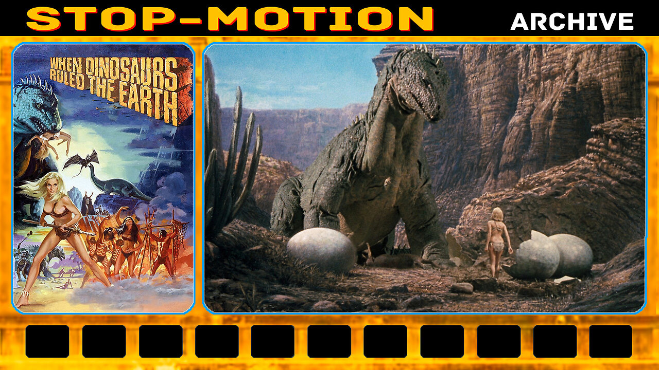When Dinosaurs Ruled The Earth (1970) Stop-Motion Shots
