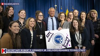 Secretary Robert F. Kennedy Jr. delivers MAHA Speech to Department of Health Staff