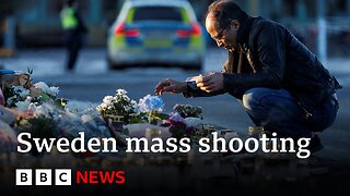 Sweden mourns after deadliest shooting as gunman details emerge | BBC News