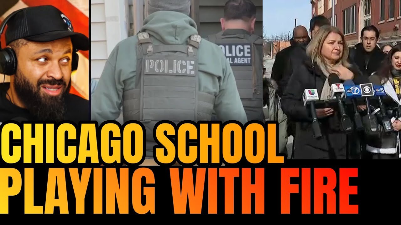 Woke Chicago School Staff Playing Dangerous Games with Ice Agents and Homeland Security!