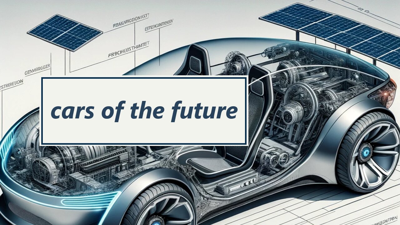 Futuristic Car Engineering Diagram