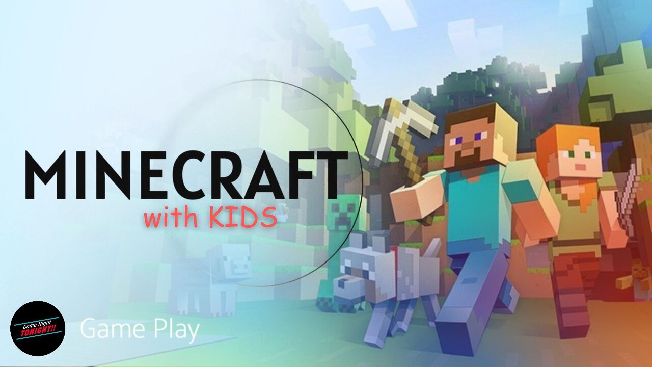 Minecraft teamwork with the Kids