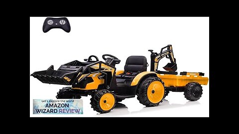 3 in 1 Ride on Tractor Excavator & Bulldozer 24V Kids Electric Review