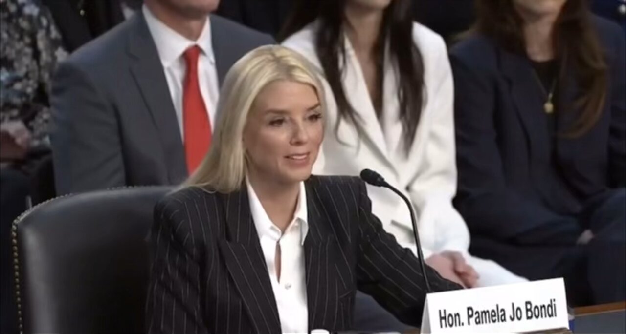 Dick Durbin tells Pam Bondi what he has learned about Q & Anon[s]