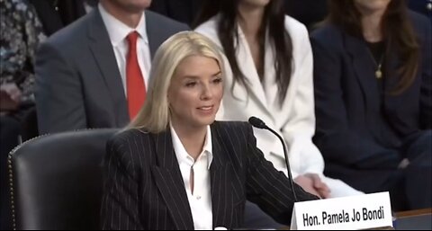 Dick Durbin tells Pam Bondi what he has learned about Q & Anon[s]