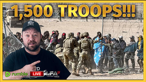 TRUMP SENDS 1500 TROOPS TO THE BORDER!!! | LOUD MAJORITY 1.23.25 1pm