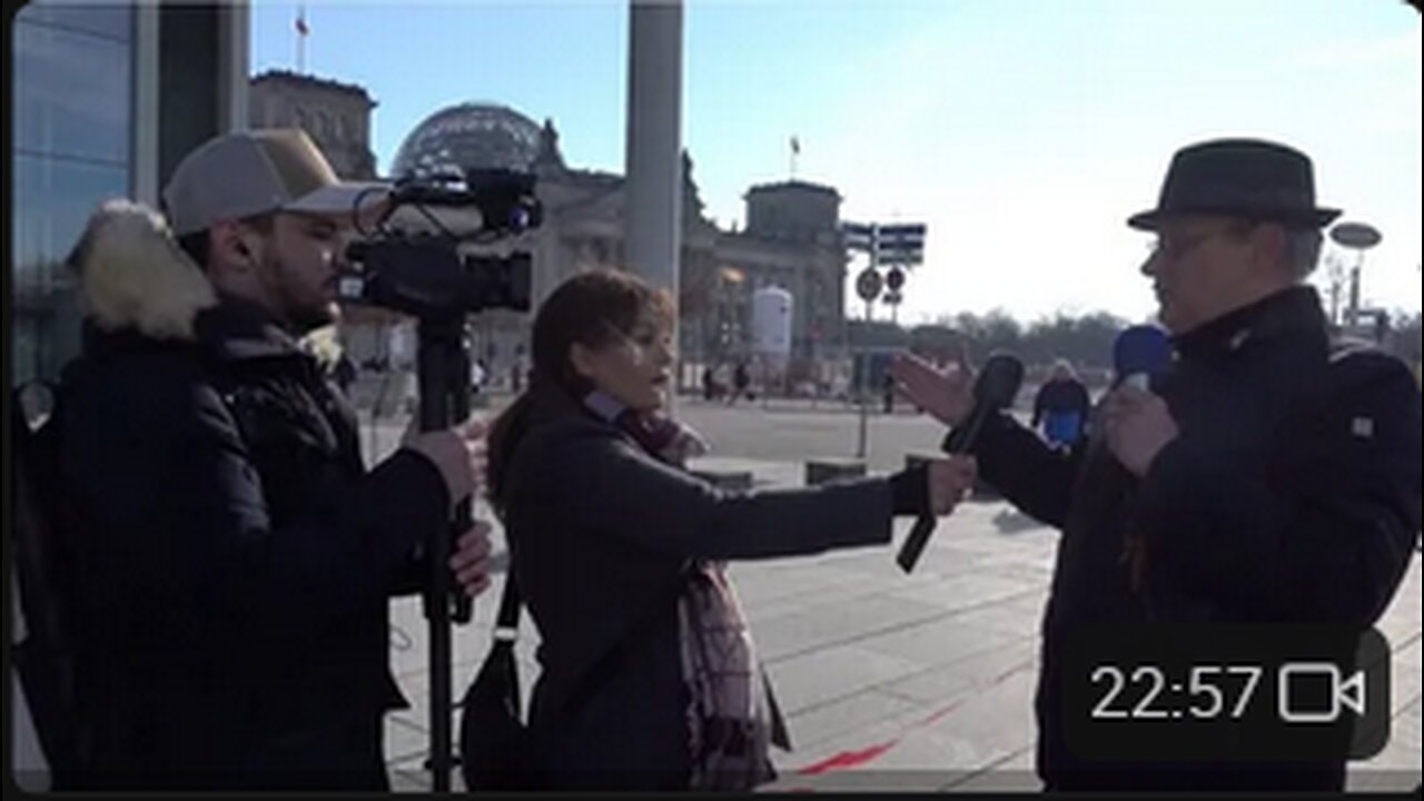 Arabic TV Interview mit Rüdiger Hoffmann - staatenlos.info - Deutscher Bundestag Berlin