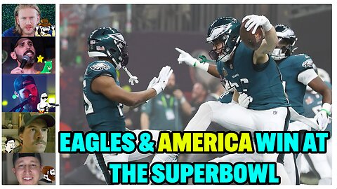 0.75 5TM | Trump cheered, Taylor Booed, Eagles Win - Superbowl 59