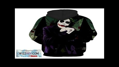 Joker Razor-Tipped Playing Cards Design Full Print Hoodie Review