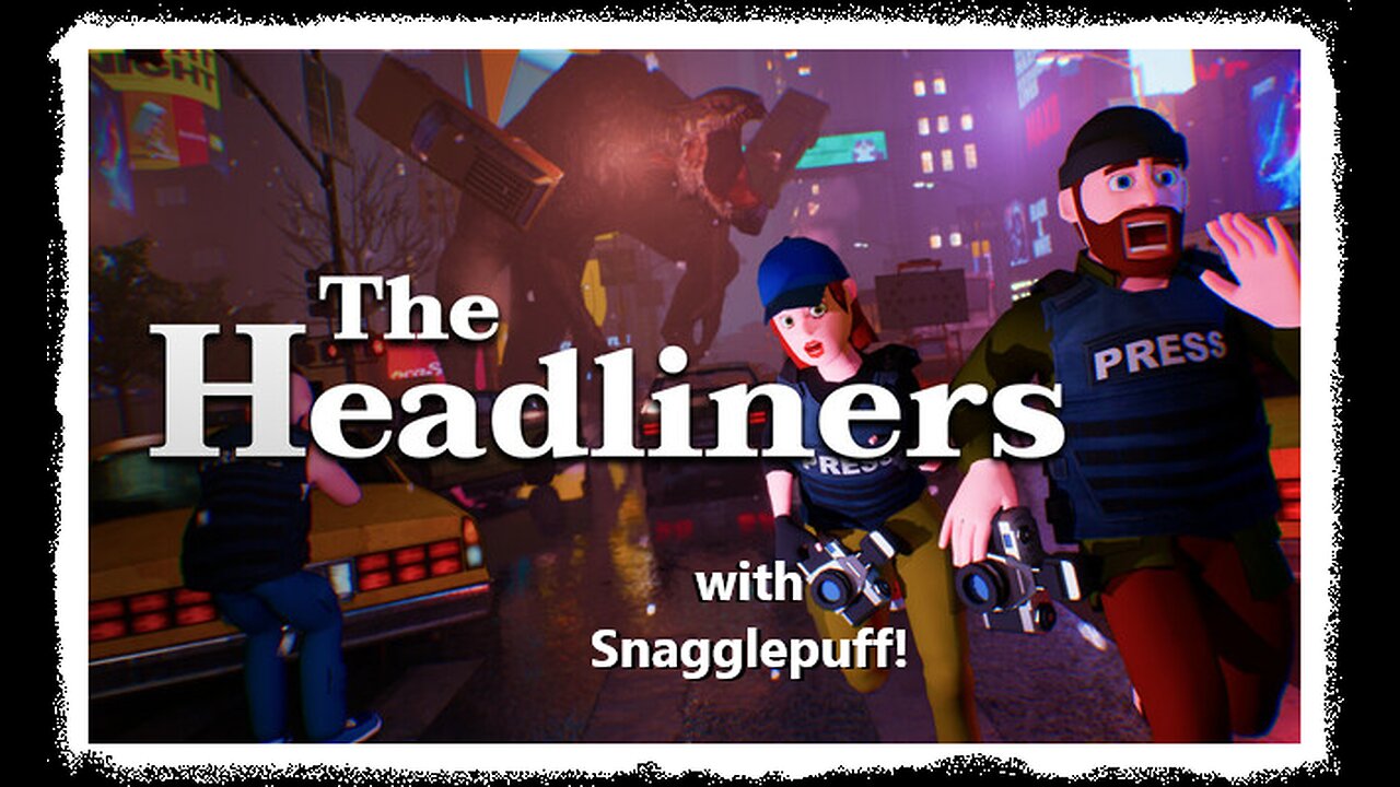 The Headliners! New indie horror content capturing game with Snagglepuff