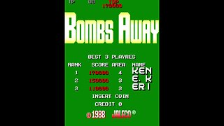 Bombs Away Arcade Game, Jaleco 1988, Longplay