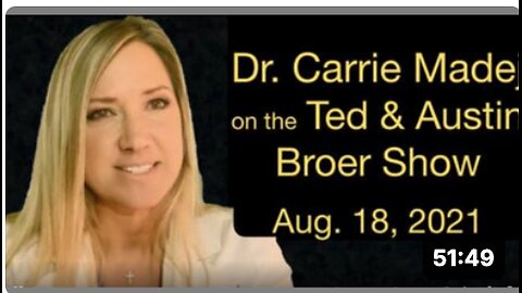 DR. CARRIE MADEJ ON THE COVID "VACCINE" TYRANNY - CALLS FOR CIVIL DISOBEDIENCE