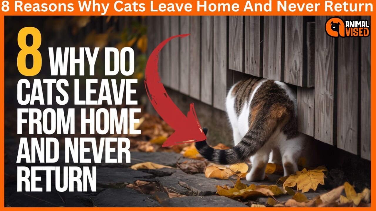 8 Reasons Why Cats Leave Home And Never Return | Animal Vised