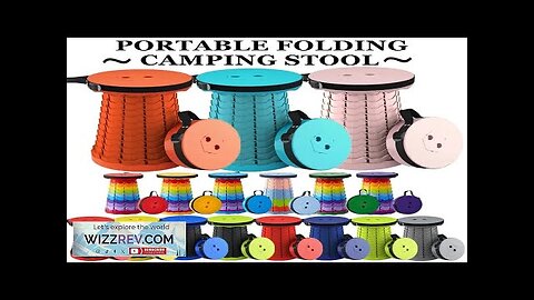 Portable Telescoping Folding Camping Stool Outdoor Foldable Beach Chair Folding Camping Review