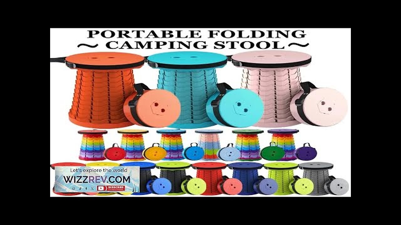 Portable Telescoping Folding Camping Stool Outdoor Foldable Beach Chair Folding Camping Review