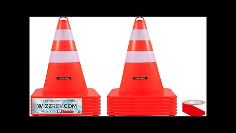 VEVOR Safety Cones 12 x 28" Traffic Cones PVC Orange Construction Cones Review