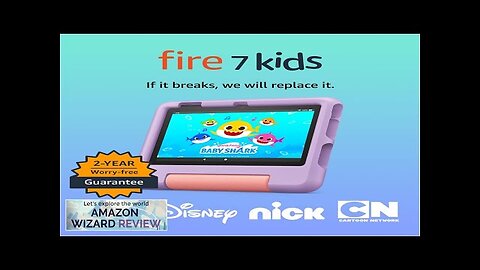 Amazon Fire 7 Kids tablet ages 3-7. Top-selling 7" kids tablet on Review