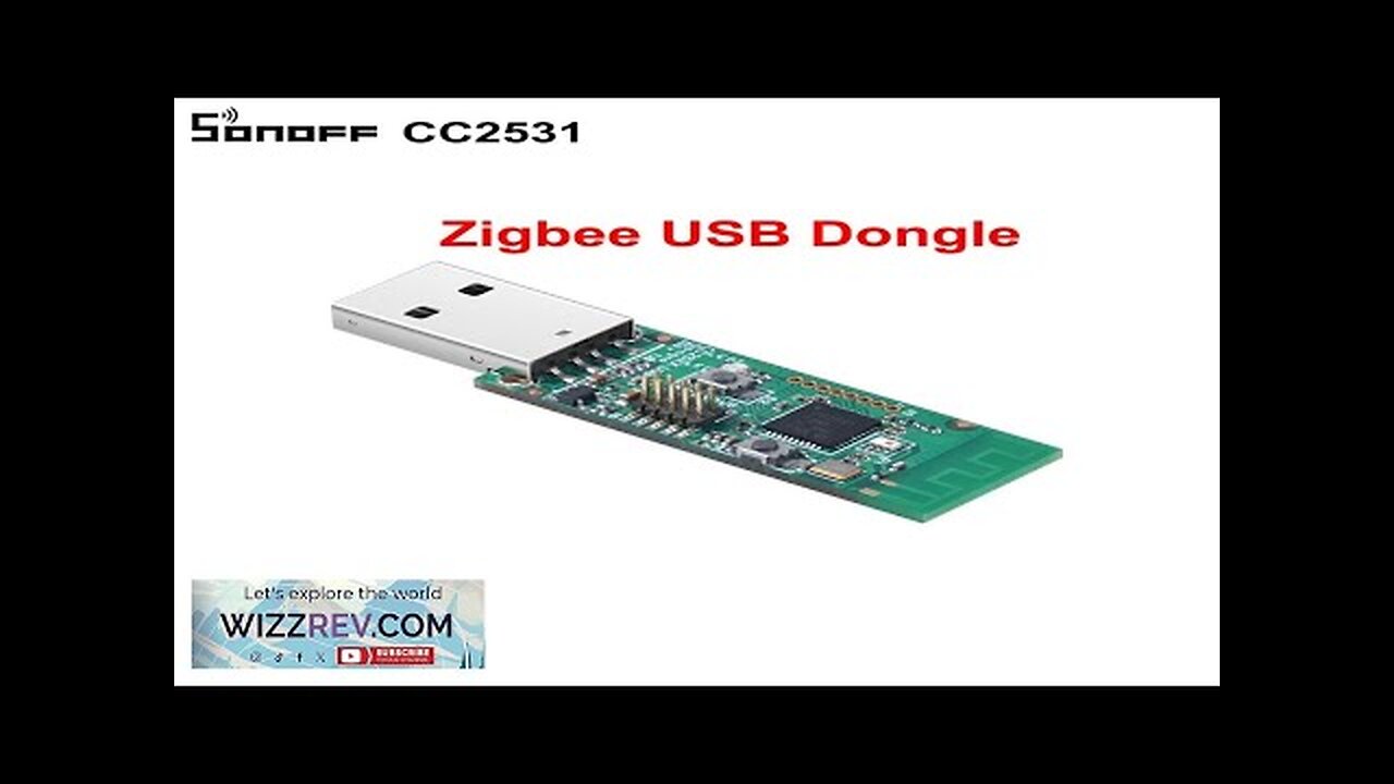 Sonoff® ZB CC2531 USB Dongle Module Bare Board Packet Protocol Analyzer USB Review